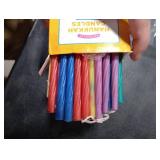 The Dreidel Company Menorah Candles Chanukah Candles 44 Colorful Hanukkah Candles for All 8 Nights of Chanukah Standard Size Fits Most Menorahs