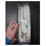 100% Blackout Shield Full Blackout Curtains for Bedroom 84 inch Length 2 Panels Set, Clip Rings/Rod Pocket Faux Linen Black Out Curtains for Living Room, Thermal Insulated, 50Wx84L, Beige