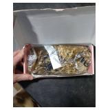 REECHO Curly Hair Extensions - 4PCS 18 GoGo Curly Clip in Hair Extensions 100% Super Protein Hairpieces with Invisible Lace Weft Silky Soft Natural Look for Women - Honey Blonde