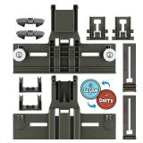 Upgraded W10350375 W10712395 Dishwasher Top Rack Adjuster Parts for Whirlpool WDTA50SAHZ0 Dishwasher Parts WDT750SAHZ0 WDT730PAHZ0 WDT970SAHZ0 Upper Rack Parts,For Kenmore 665 Dishwasher Top Rack Part