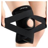 JOMVD Knee Brace for Knee Pain, Meniscus Tear, Adjustable Knee Support with Side Spring Stabilizers for Meniscus Tear, Arthritis, Patella Stability, Knee Pain Relief, Women and Men, XX-Large
