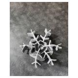 Bartuke Slow Feeder Insert for Dog Bowl, Cuttable Dog Slow Feeding Insert with 8 Upgraded Large Suction Cups, Adjustable Length 4.7-7, Fits Small Medium Dogs (Grey)