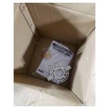 Bagood 8 Inch Mid Century Ceiling Light Modern Semi Flush Mount Ceiling Light Fixture Globe Ceiling Light Fixture with Milk Glass Shade Brass Finish for Kitchen Island Hallway Living Room (Bulb Incl.)