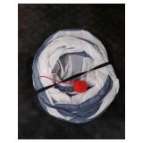 Alicedreamsky Cat Tunnel, Collapsible Tube with 1 Play Ball Toys, 3 Ways Tunnels for Indoor Cats, Puppy, Kitty, Kitten, Rabbit (White and Gray)