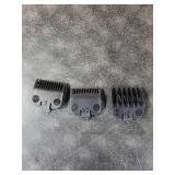 Clipper Guards Set Compatible with Most Wahl Clippers, Clipper Guides Replacement - 1/16 to 3/16, 3 Piece Set, Black Color