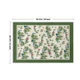 Artoid Mode Green Pine Tree House Christmas Door Mat, Winter Home Decor Low-Profile Non-Slip Washable Throw Rug for Kitchen Entryway Front Door Bedroom Bathroom 2x3 Feet