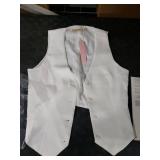 Qinsen White Formal Vest Medium for Women