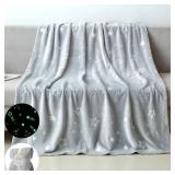 LIFEYJ Glow in The Dark Blanket Stars Gifts for Girls Boys,Soft Blanket 3 4 5 6 7 8 9 10 Year Old Kids Gifts,Toddler Girls Toys Age 6-8,Gifts for Kids for Valentine