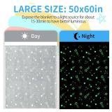 LIFEYJ Glow in The Dark Blanket Stars Gifts for Girls Boys,Soft Blanket 3 4 5 6 7 8 9 10 Year Old Kids Gifts,Toddler Girls Toys Age 6-8,Gifts for Kids for Valentine