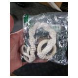 NIIIYTYB Hanging Plant Extender with Wooden Ring Connectable Durable Macrame Rope Plant Hanger Extension for Indoor Outdoor Pots Basket Holders Home Decoration Beige Handmade Woven Chain