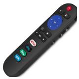 New Replacement Universal Remote Control Applicable for TCL Roku TV, fit for Hisense Roku/Onn Roku/Insignia Roku and Sharp/Element/Westinghouse/Philips/JVC/RCA/Hitachi/Sanyo/LG Roku TV