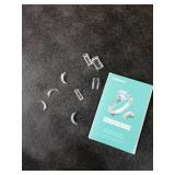 Ottemax Ring Sizers for Loose Rings, 8 Pack 8 Sizes, Ring Size Adjuster, Invisible Ring Guards for Women and Men, Resizer with Polishing Cloth Fits Bands Width to 1-8mm