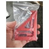 KETIPED Imperial 3D Multi-Angle Measuring Ruler,45/90 Degree Aluminum Alloy Woodworking Square Protractor, Miter Triangle Ruler High Precision Layout Measuring Tool for Engineer Carpenter,003R