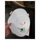 Baby Pillow for Sleeping for Newborn Head Support Soft & Cozy Prevents Flat Head Stroller Bassinet Insert Flat Design Almohadas para Bebes (Panda)