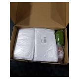 48 Sets Mini Resin Christmas Tree in a Glass Jar with Moss&Card Glow in the Dark Adopt a Xmas Tree Fingurine Luminous Xmas Tree for Xmas Decor Class Winter New Year Gifts DIY Party Goodie Bag Filler