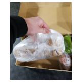 48 Sets Mini Resin Christmas Tree in a Glass Jar with Moss&Card Glow in the Dark Adopt a Xmas Tree Fingurine Luminous Xmas Tree for Xmas Decor Class Winter New Year Gifts DIY Party Goodie Bag Filler