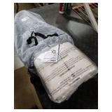 VOSSER Twin Air Mattress with Built-in Pump,Fast & Easy Inflation/Deflation Inflatable Mattress, Foldable Blow Up Mattress with Storage Bag, Inflatable Bed for Home, Camping & Guests