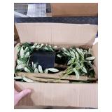 6ft Faux Olive Tree, Artificial Olive Tree Indoor, High Imitation Silk Plant Fake Olive Tree with Realistic Leaves and Fruits, Suitable for Home Living Room Office Decoration