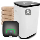 Di Aroma Luxury Towel Warmer Bucket for Bathroom   Extra Large 26L Heated Towel Warmer for Towels, Robes & Blankets, Hot Towel Warmer with Fast Heating, Includes Aroma Tablets, Housewarming Gift