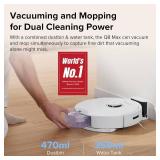 $200 roborock Q8 Max Robot Vacuum and Mop Cleaner, DuoRoller Brush, 5500Pa Strong Suction, Lidar Navigation, Obstacle Avoidance, Multi-Level Mapping, Perfect for Pet Hair