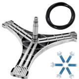 DC97-15491A Washer Flange Shaft Assembly fit for Samsung WF330ANB WF330ANW WF331ANR WF331ANW WF350ANP WF350ANR WF350ANW WF407ANW WF409ANR WF409ANW WF410ANR WF410ANW WF419AAU WF419AAW prime&swift