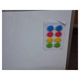 WALGLASS Double-Sided White Board, 24" x 18" Dry Erase Board Magnetic Whiteboard for Wall, Hanging Mounted Whiteboard Silver Aluminium Frame for Home, School, Office, Kitchen