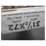 VNYL 1" WHT BLND 31X72