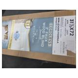 VNYL 1" WHT BLND 31X72