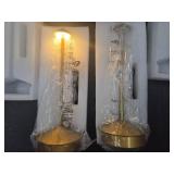 2 Pack Rechargeable Cordless Table Lamps, 5000mAh LED Portable Table Light with 3 Color Stepless Dimming, Battery Powered Waterproof Table Lamp for Outdoor/Restaurant/Home/Dinner (Brushed Gold)