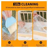 3 in 1 Rabbit Hay Feeder with Litter Box,Upgraded Wooden Hay Feeder Set for Guinea Pig Chinchilla Bunny Other Small Animals,Quick Cleaning & Large Capacity & Preventing Waste