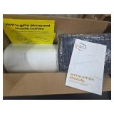 baibu 36 Inch Classic Solid Color Bench Cushion with Ties, Non-Slip Indoor Rectangle Bench Seat Cushion Standard Size Foam Pad with Machine Washable Cover - One Pad Only (Dark Blue, 36x15x1.5in)