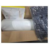 baibu 36 Inch Classic Solid Color Bench Cushion with Ties, Non-Slip Indoor Rectangle Bench Seat Cushion Standard Size Foam Pad with Machine Washable Cover - One Pad Only (Dark Blue, 36x15x1.5in)