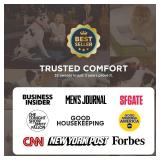 Bedsure Orthopedic Dog Beds Large Sized Dog - Washable Large Dog Cat Bed Waterproof, Comfort Dogs Couch Sofa with Washable Removable Cover, Pet Bed with Nonskid Bottom, Grey, 35"