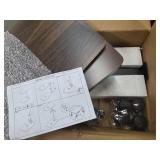 End Table, TV Tray Table Adjustable Height for Small Spaces, 360 Swivel Side Table for Living Room and Bedroom (Walnut Brown)