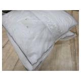 Siluvia 20"x20" Pillow Inserts Set of 2 Decorative Square Square Throw 20 Pillows with 100% Cotton Cover for Sofa, Couch, and Bed - White