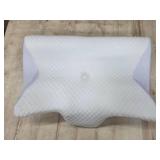 HOMCA Memory Foam Cervical Pillow Cover - Hypoallergenic Contour Orthopedic Pillow Case, 1Pack, White (Suitable for Pillow Model: PL02)