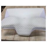 HOMCA Memory Foam Cervical Pillow Cover - Hypoallergenic Contour Orthopedic Pillow Case, 1Pack, White (Suitable for Pillow Model: PL02)