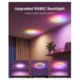 $130 Govee Smart Recessed Lighting 6 Inch, Matter RGBIC LED Recessed Light Work with Alexa, Google Assistant, Dimmable 1100LM Canless Downlight with Junction Box for Living Room, Bedroom, Kitchen 4 Pa