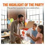 Indoor Silent Basketball Size 7 with Hoop (29.5")   Airless Foam Ball for Quiet Indoor Dribbling, Ships Uncompressed, Foldable Wall-Mounted Hoop with Adhesive Mount, No Drilling