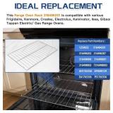 Upgraded 2-Pack Oven Racks 316496201 for Frigidaire Kenmore Range Stove 24.17 x 16 inch - Replaces 316496202 316496207 AP4040129 PS1765356, Stainless Steel