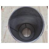 Exhaust Tip, Stainless Steel 5" Inlet 8" Outlet 15" Length Exhaust Tailpipe Universal Slant Angle Cut