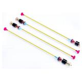Washer Suspension Rods Kit DC97-18610F (4 Pcs) Compatible with Samsung Washing Machine WA50R5200AW, WA50K8600AV, WA52M7750AV, WA54M8750AW, Spring Rods Maintains Balance (28.3 In)