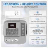 $150 KETFIY Cold Therapy Machine,Programmable Timer Knee Ice Machine with Silent Pump,Knee Replacement System for Cryotherapy Pain Sports Injuries,Ice Therapy Ankle/Leg/Shoulder/Back/Hip