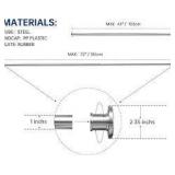 Amazon.com: BRIOFOX Industrial Shower Curtain Rod - Rustproof Non-Slip 43-72 Inch 304 Stainless Steel Tension Curtain Rod for Window or Bathroom, Chrome : Home & Kitchen