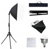 Photo Studio Softbox Lighting Kit, 16 x 16 inches, 5500K LED Bulb, Continuous Lighting for Video/Photography (RGX0021)