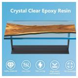 OcePor Epoxy Resin-2 Gallon, Crystal Clear Epoxy Resin Kit, No Yellowing No Bubble Art Casting for Art Crafts, Jewelry Making, Wood & Molds(1 Gallon x 2)