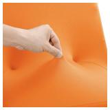 Peomeise Stretch Spandex Folding Chair Cover for Wedding Party Dining Banquet Event (Orange,50(+/-)pcs)