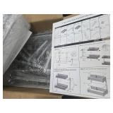 2 Pack Under Sink Organizer, Dual-Layer Pull Out Mesh Cabinet Rack with 5-Level Height Adjustment, Rust-Resistant Sliding Storage for Bathroom & Kitchen, Multi-Purpose 2-Tier Shelf