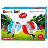 SUNSHINE-MALL 48 inch 2 pcs Bumper Sumo Ball for Adults,Kids, Inflatable Bounce Body Zorb Ball for Outdoor Team Gaming Play for 6 Ages+ (red+Blue)