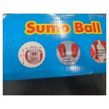 SUNSHINE-MALL 48 inch 2 pcs Bumper Sumo Ball for Adults,Kids, Inflatable Bounce Body Zorb Ball for Outdoor Team Gaming Play for 6 Ages+ (red+Blue)